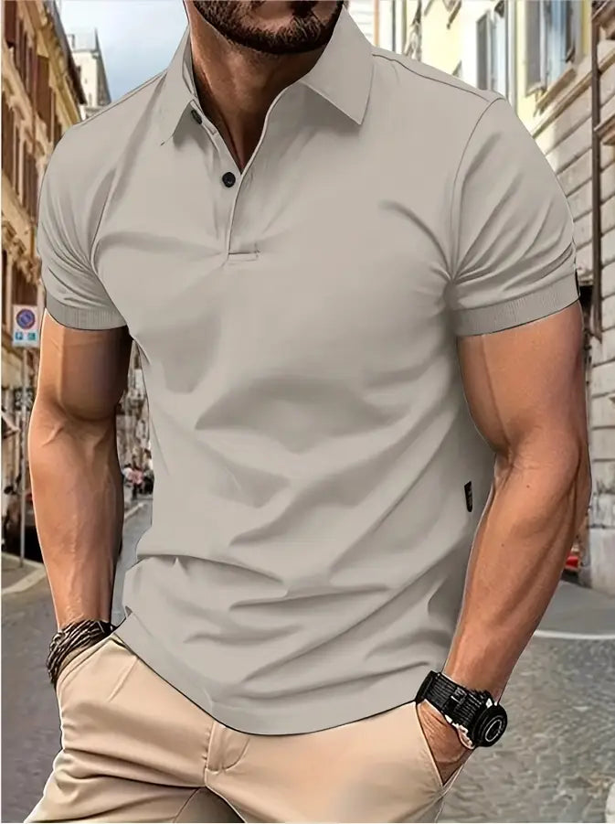 Lachlan | Men's Muscle-Fit Polo Shirt