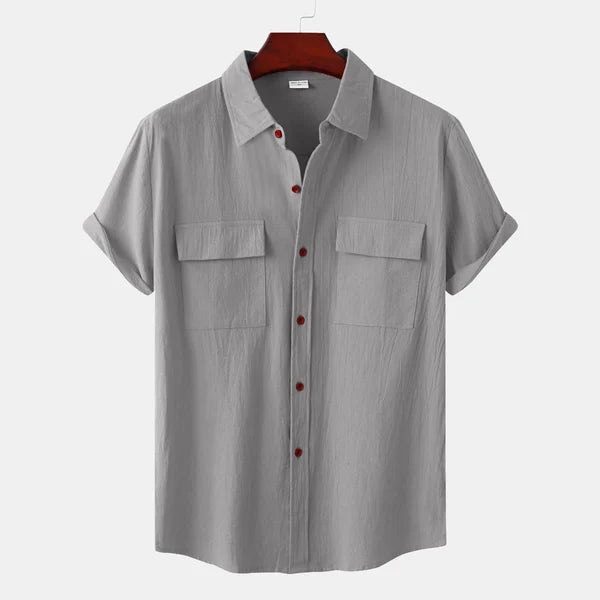 Ryan | Clara Men's Linen Short Sleeve Shirt