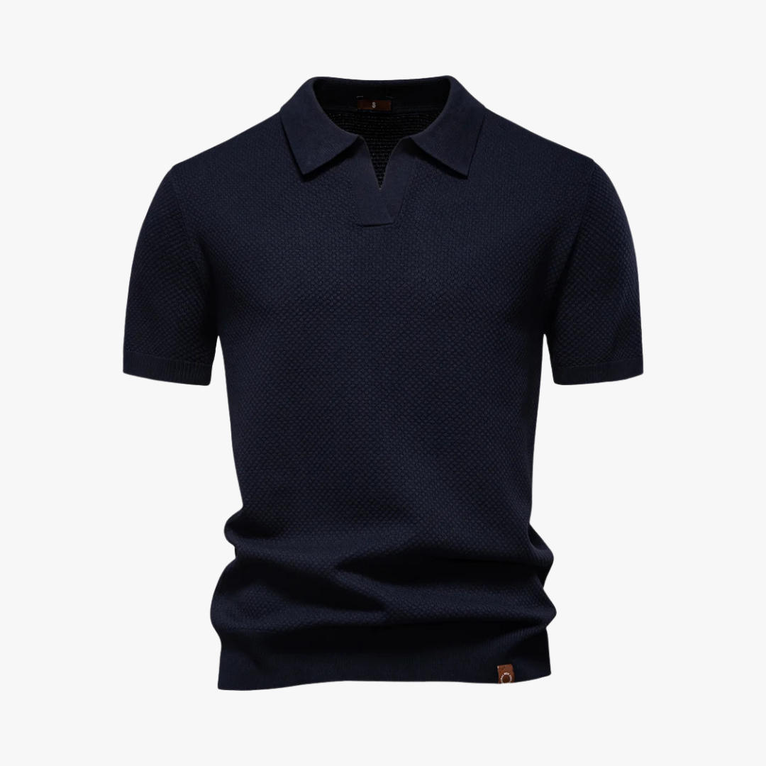 Finn | Men's Soft Knit Polo Top