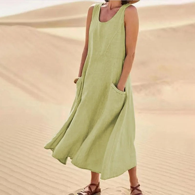 Everleigh™ - Summer Linen Dress