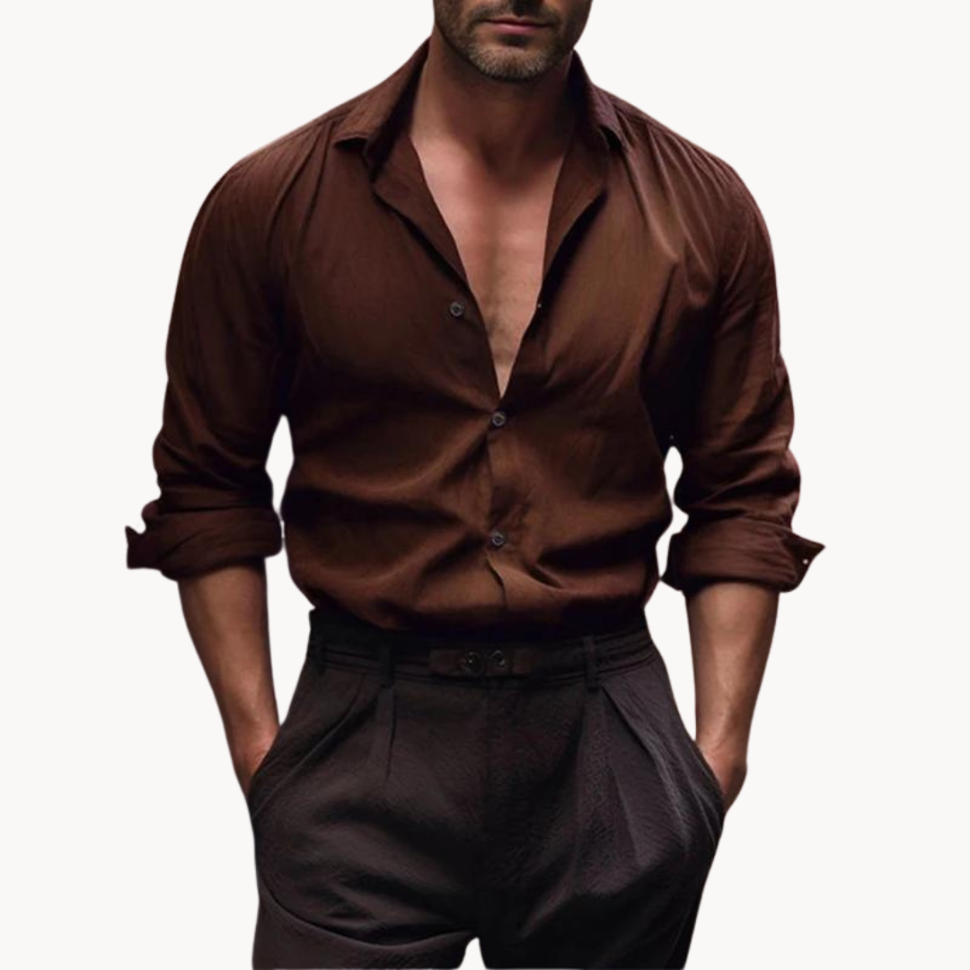 Samuel | Modena Cotton Linen Shirt