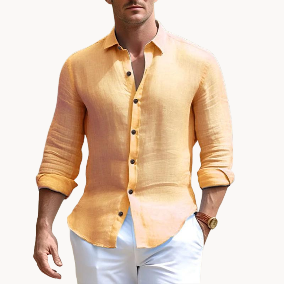 Samuel | Modena Cotton Linen Shirt