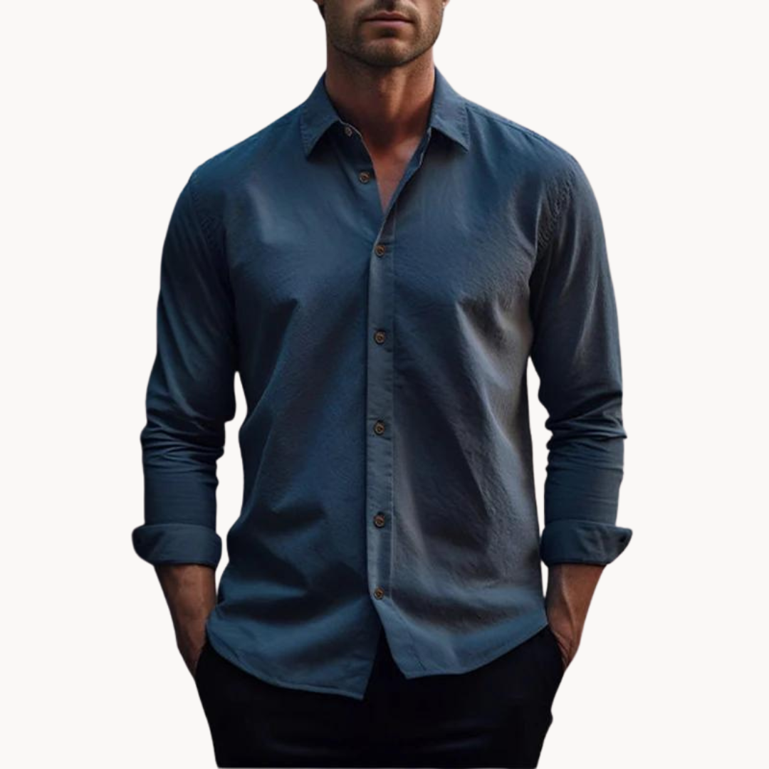 Samuel | Modena Cotton Linen Shirt