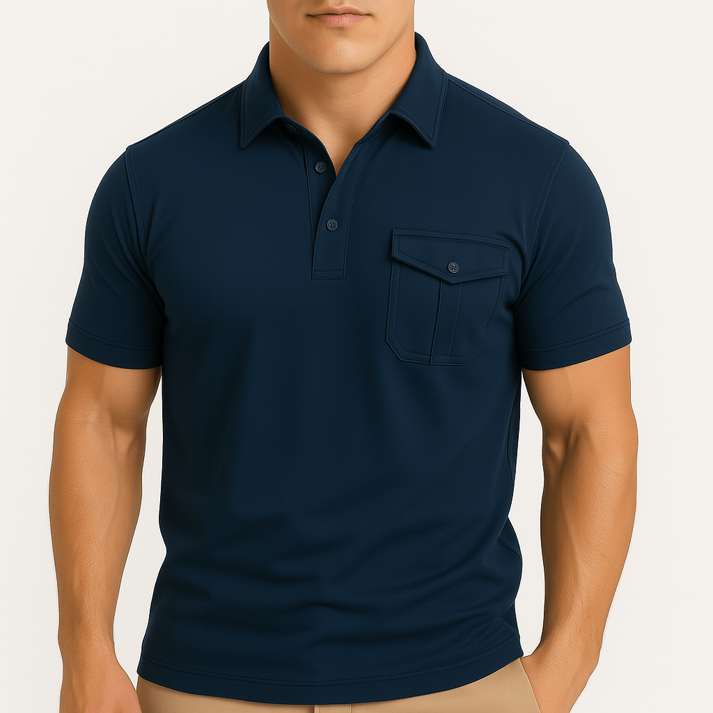 Slim Fit Texture Polo Shirt