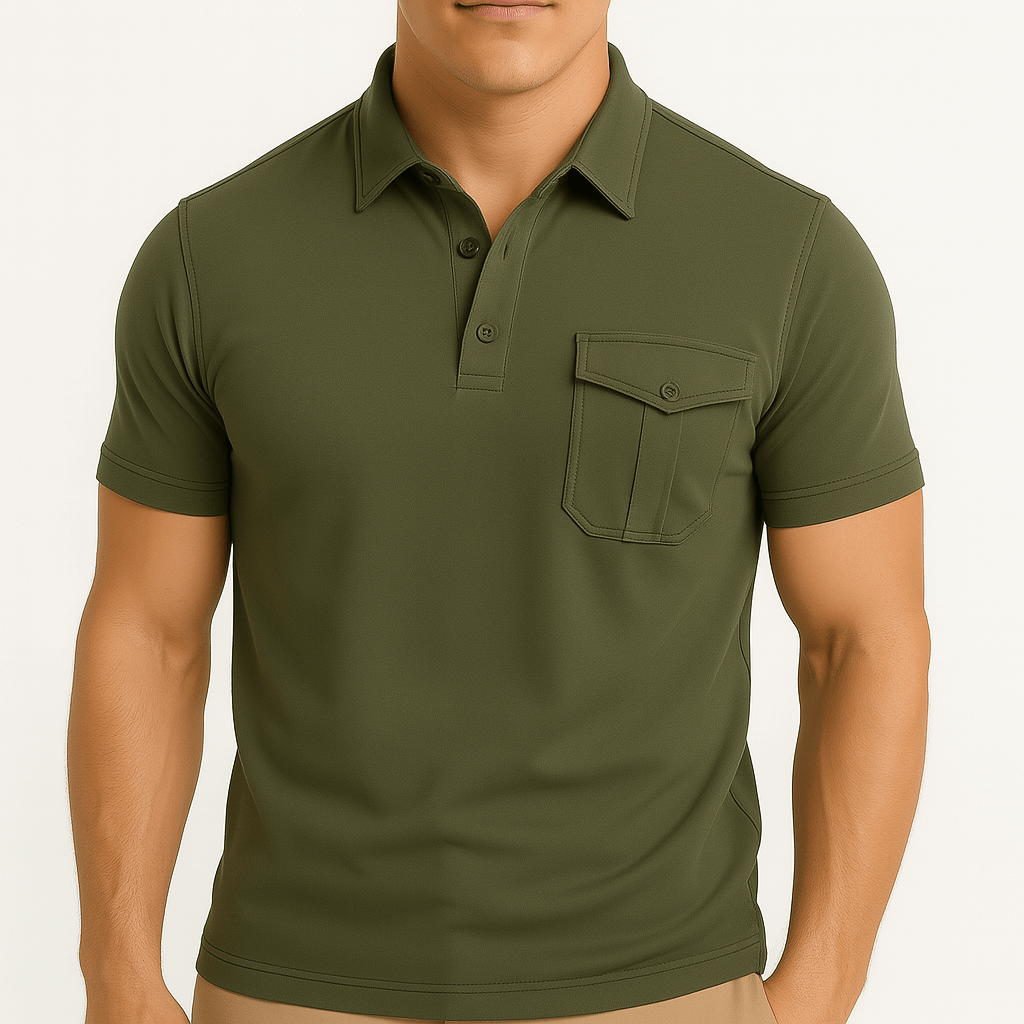 Slim Fit Texture Polo Shirt
