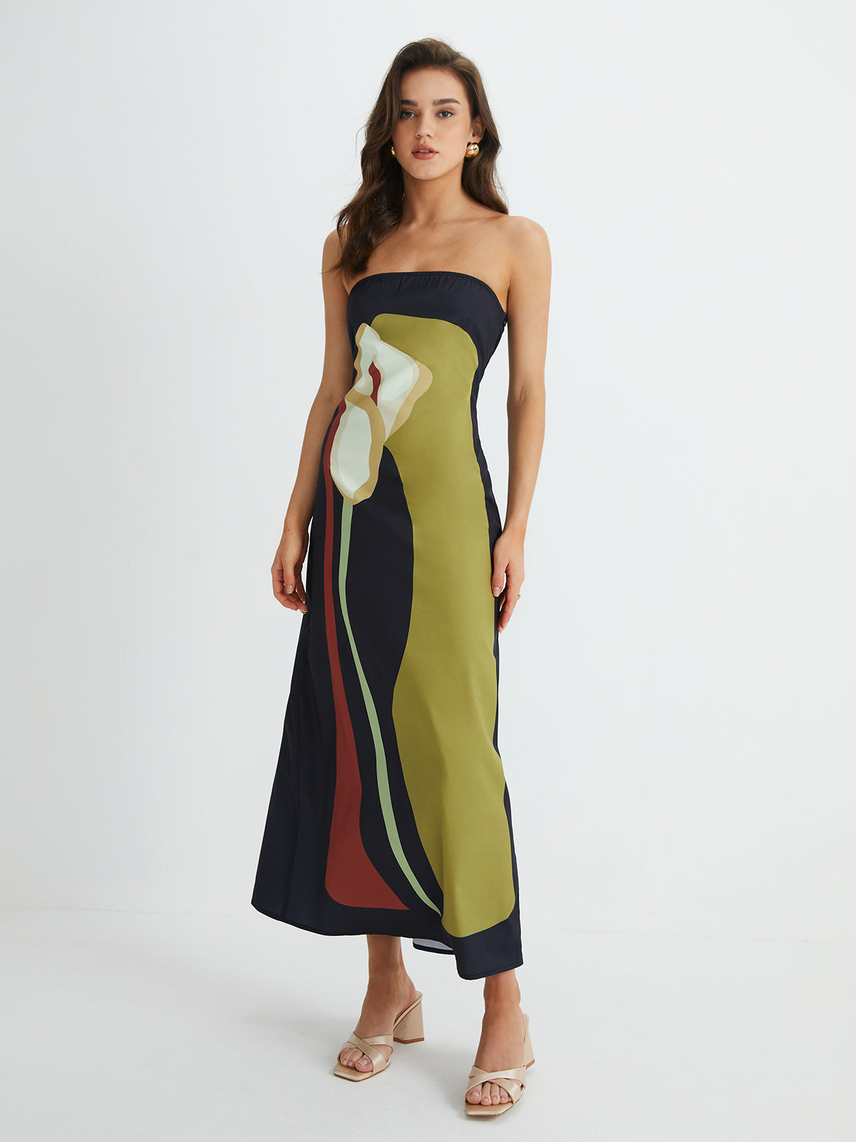 Luna's Strapless Summer Maxi Dress