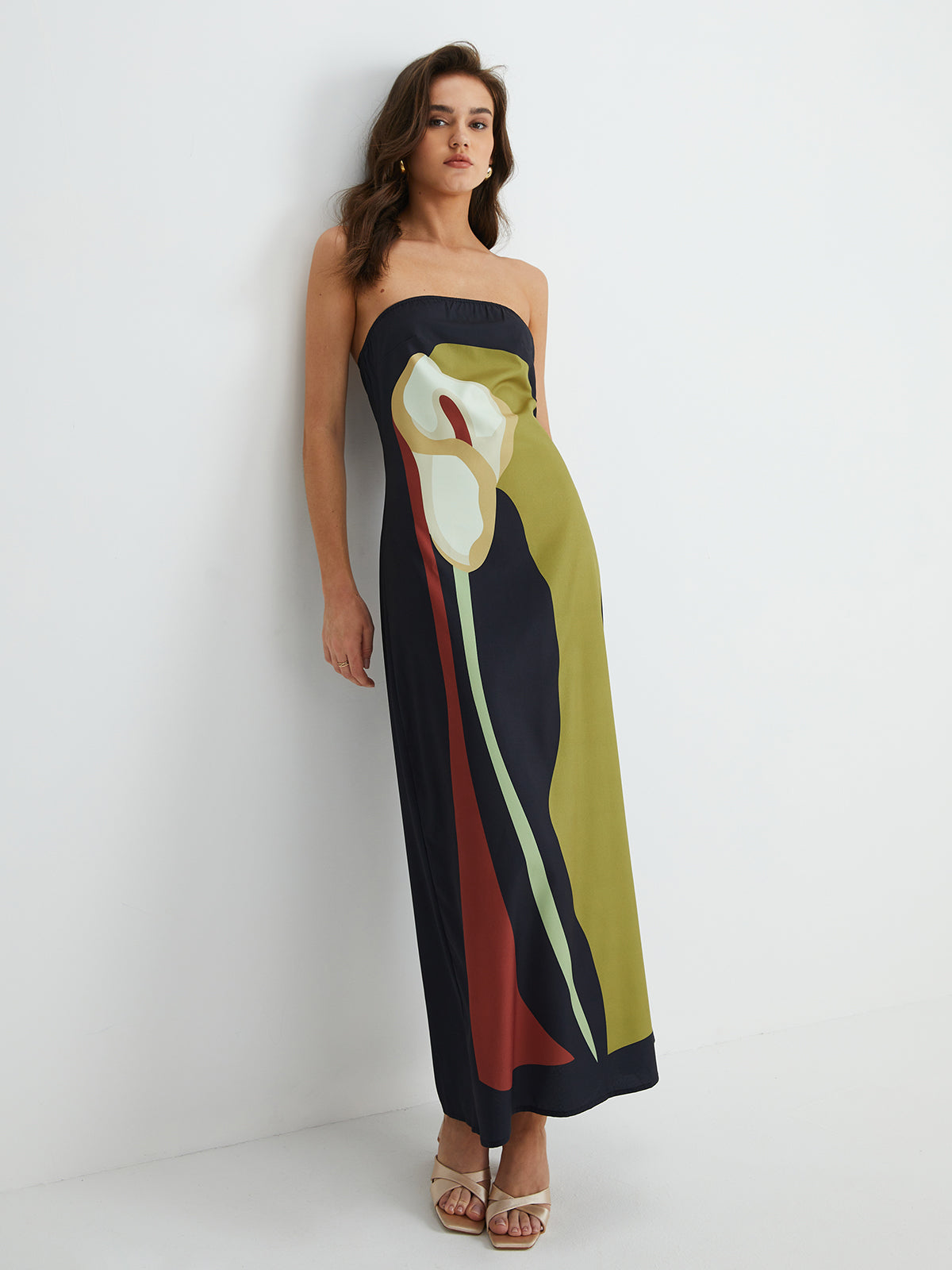 Luna's Strapless Summer Maxi Dress