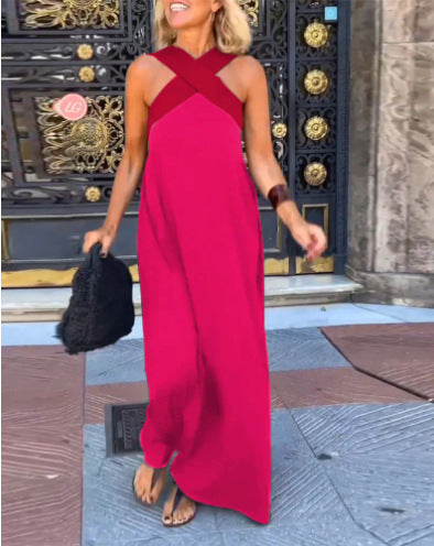 Maribel | Dress with Crossed Cut