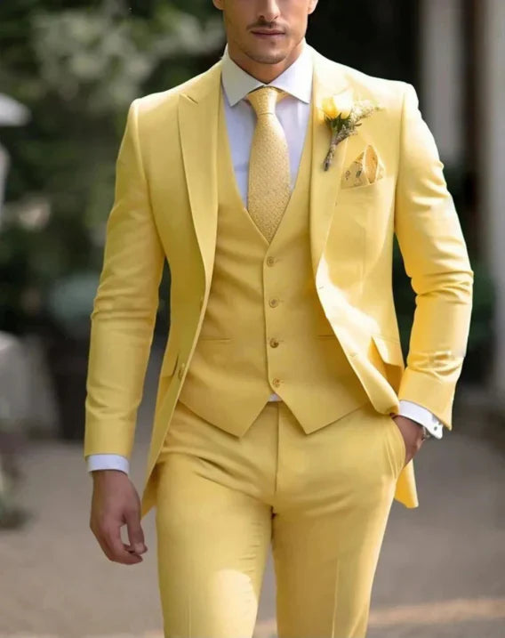 Jack | Men's Stylish Three-Piece Wedding Guest Suit