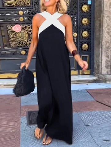 Maribel | Dress with Crossed Cut