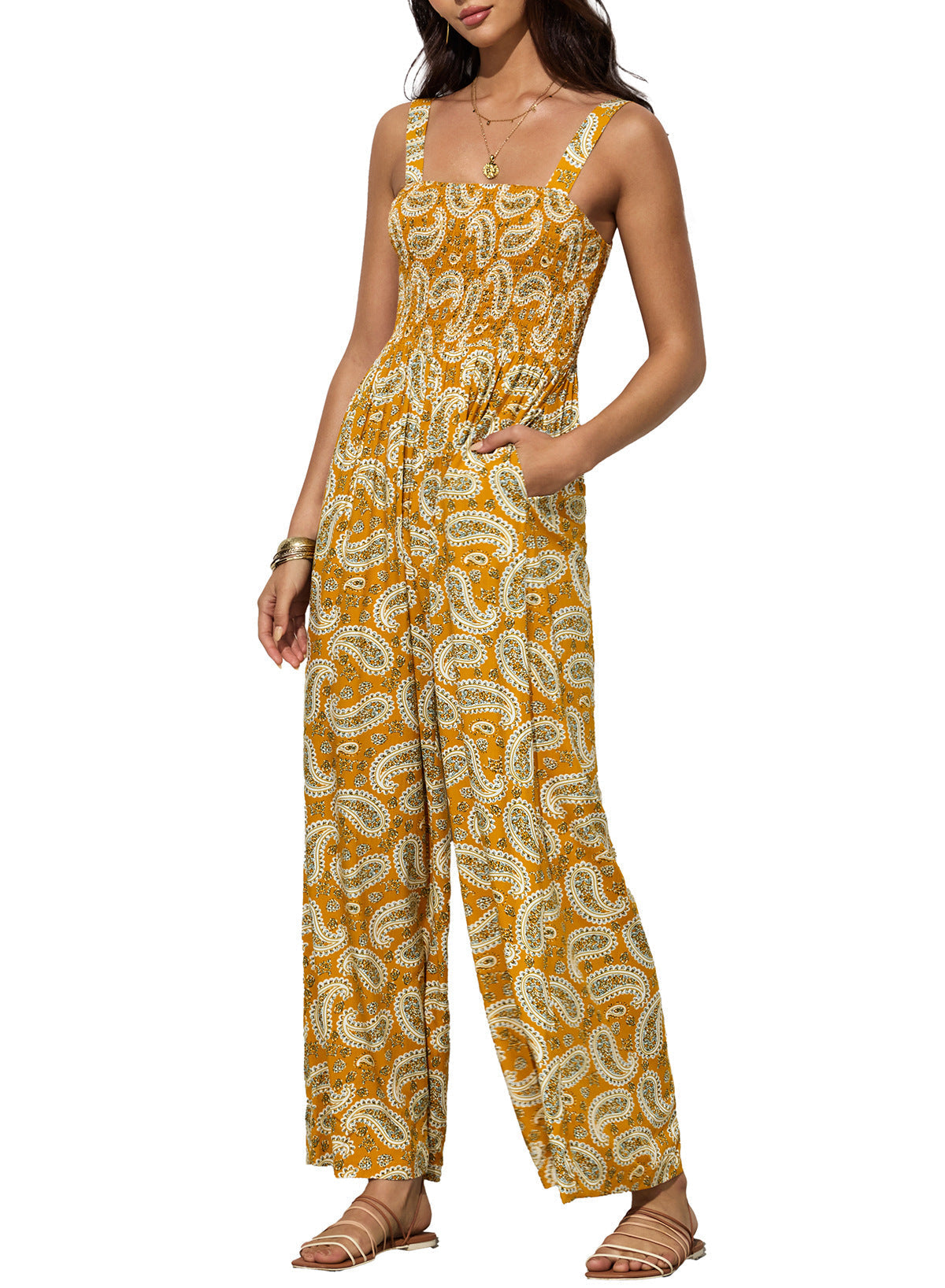 Claire | Vibrant Spring Jumpsuit for Sunny Days