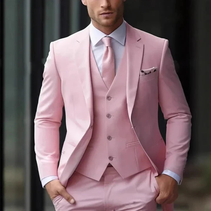 Jack | Men's Stylish Three-Piece Wedding Guest Suit