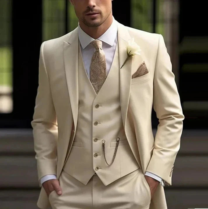 Jack | Men's Stylish Three-Piece Wedding Guest Suit