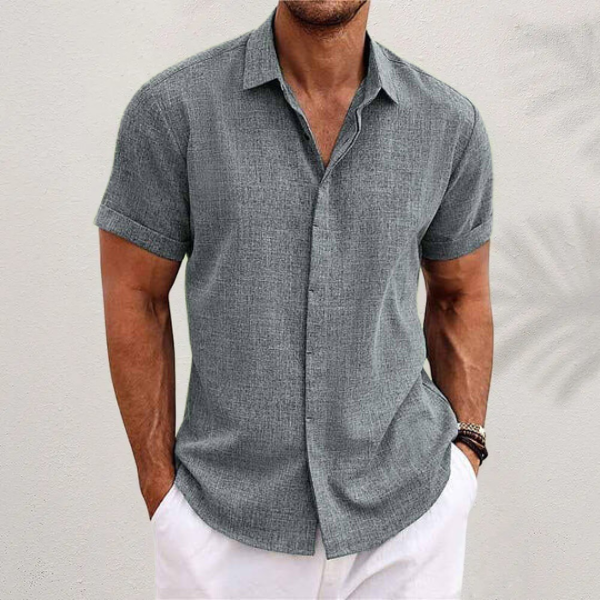 Harrison | Oliver Men's Linen Short Sleeve Shirt