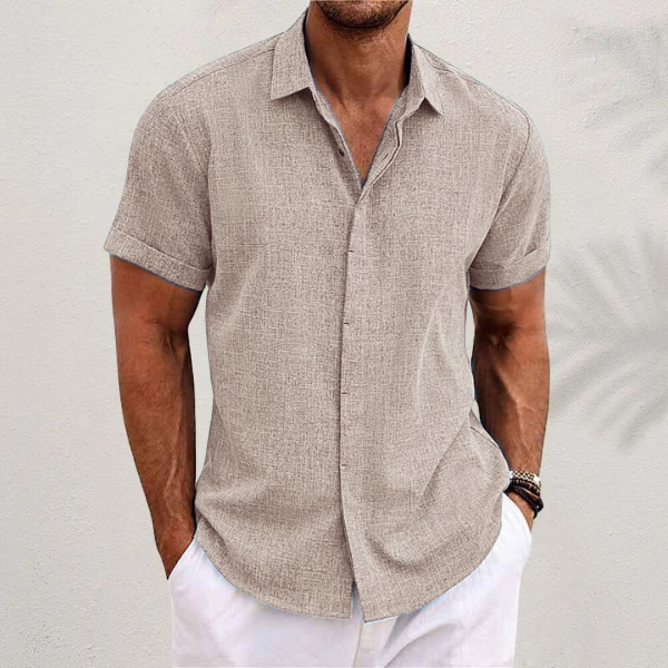 Harrison | Oliver Men's Linen Short Sleeve Shirt