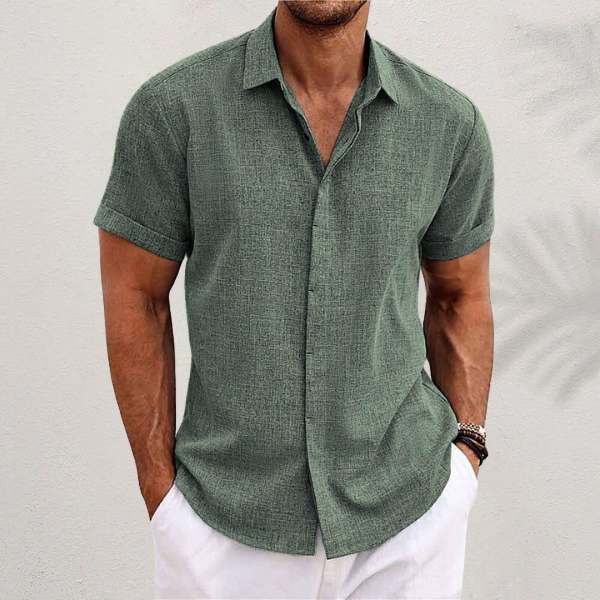 Harrison | Oliver Men's Linen Short Sleeve Shirt