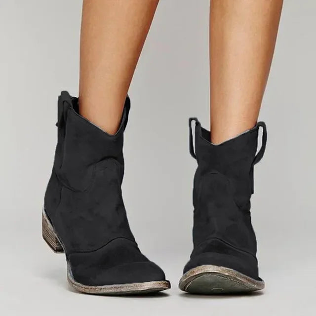Jane™ | Vintage Cowboy Ankle Boots for women