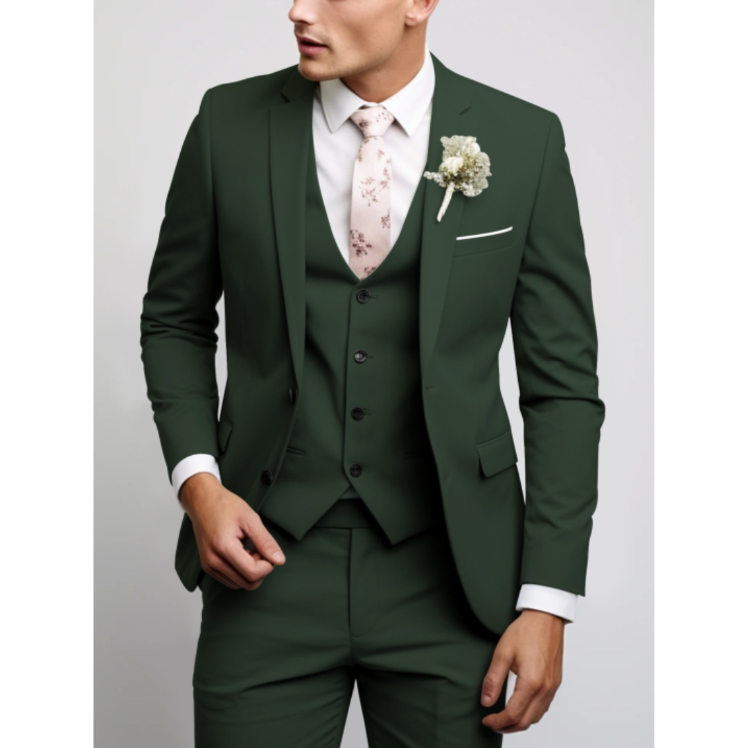 James | Men's Slim Fit Formal Suit Set