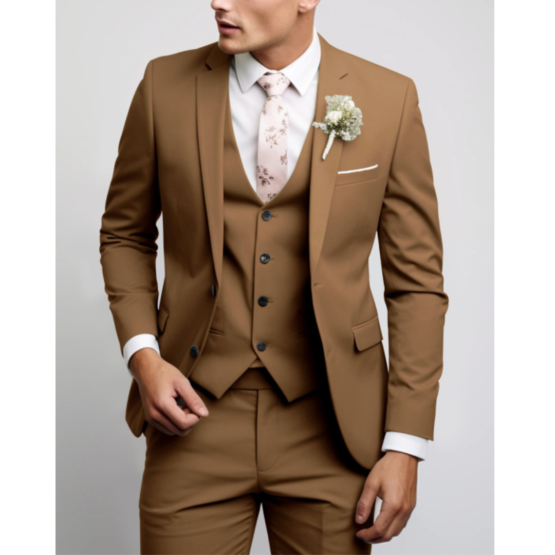 James | Men's Slim Fit Formal Suit Set