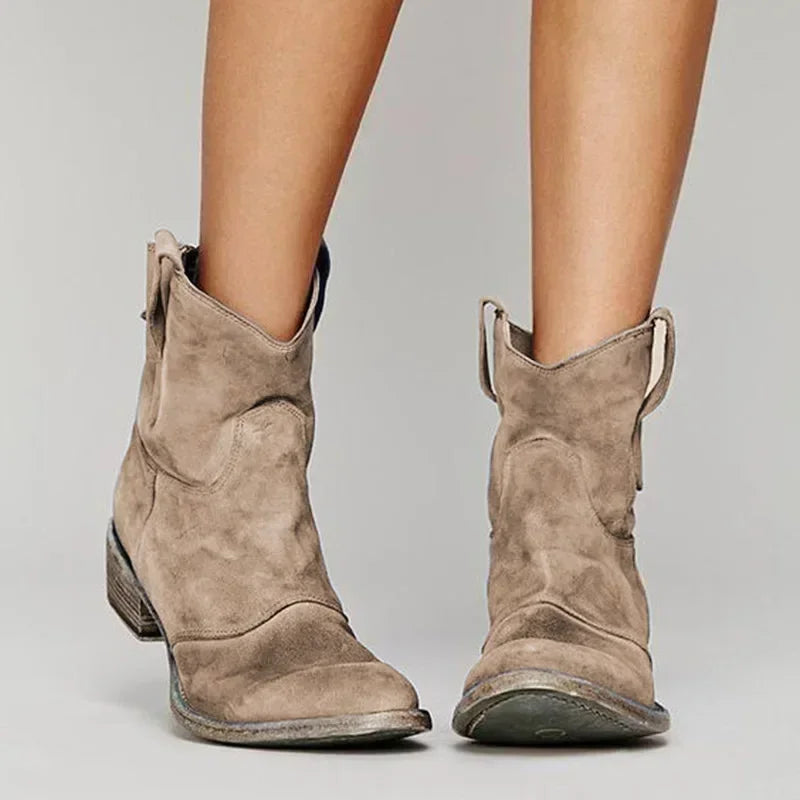 Jane™ | Vintage Cowboy Ankle Boots for women