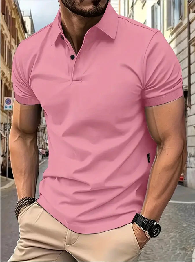 Lachlan | Men's Muscle-Fit Polo Shirt