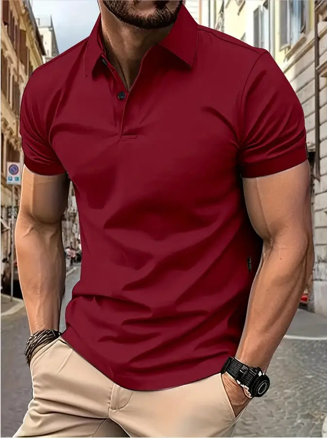 Lachlan | Men's Muscle-Fit Polo Shirt