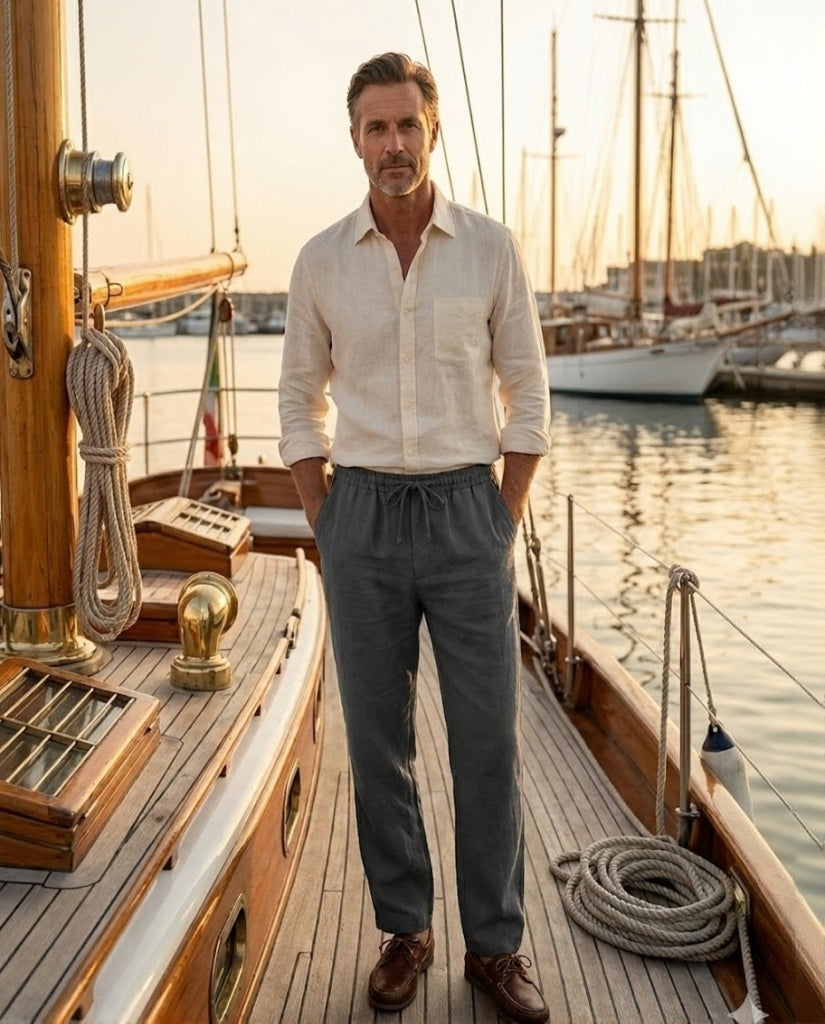 MALDIVES – Relaxed Linen Trousers