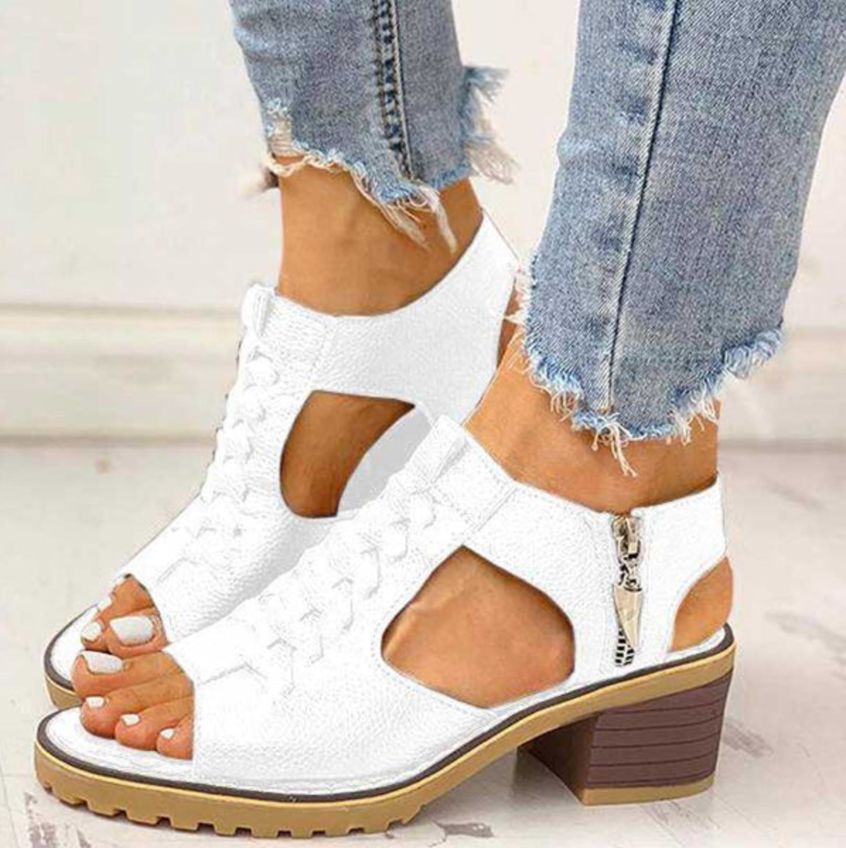 Natalie | Stylish Summer Chunky Heel Sandals