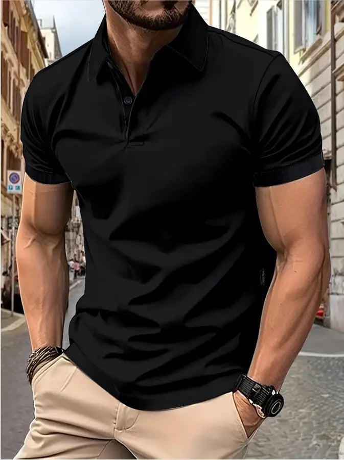 Lachlan | Men's Muscle-Fit Polo Shirt