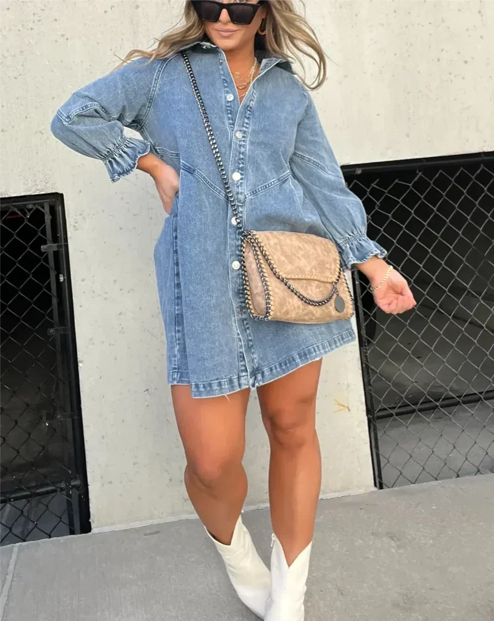 Lydia | Stylish Denim Dress for Women