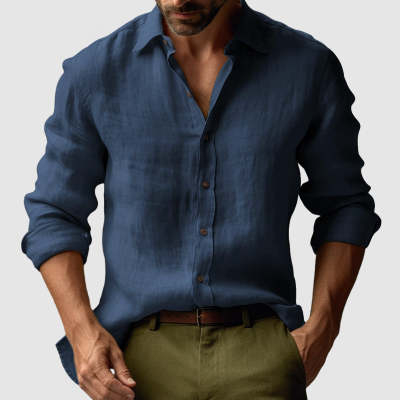 Samuel | Modena Cotton Linen Shirt