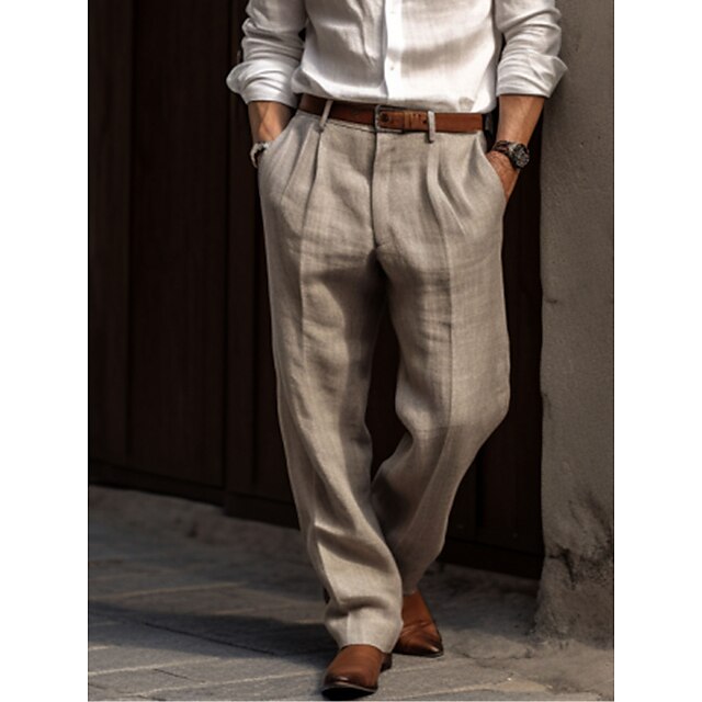 Isaac | Lucas Stylish Linen Trousers